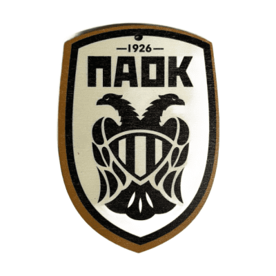 Ξύλινες φιγούρες για λαμπάδες ΠΑΟΚ
