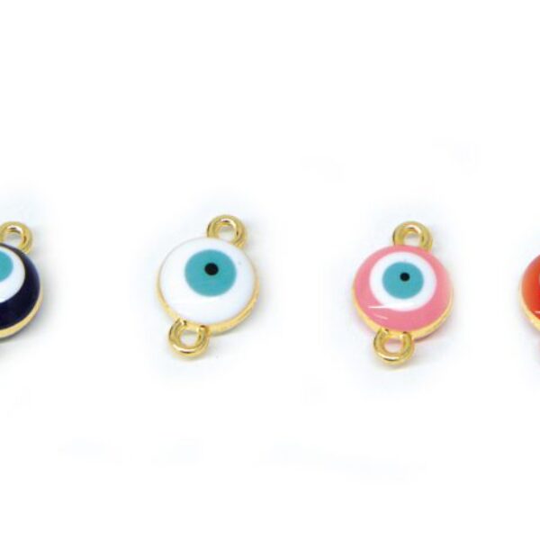 Μεταλλικό μάτι για βραχιόλι 10 τεμ