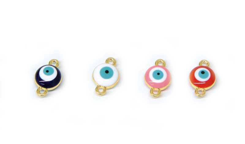 Μεταλλικό μάτι για βραχιόλι 10 τεμ