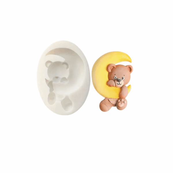 καλουπι σιλικονης αρκουδακι