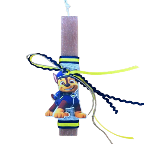 πασχαλινή λαμπάδα paw patrol